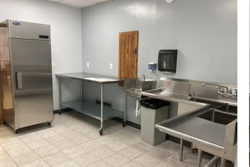 The Chapel Cafe's commercial kitchen
