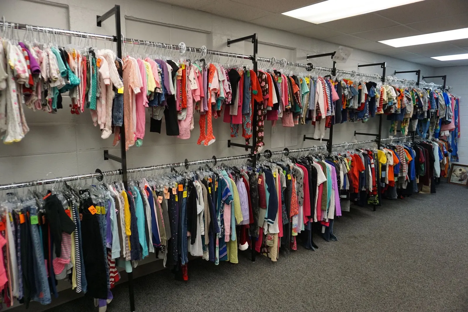 The children's clothing section